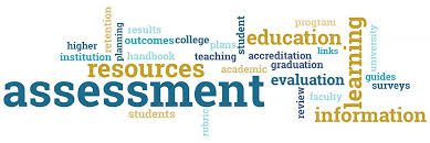 A word cloud with the word assessment.